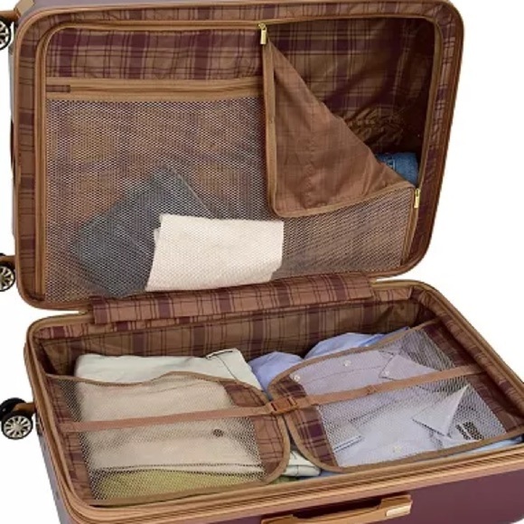 London Fog Regent Luggage 29” suitcase teal - Picture 13 of 15